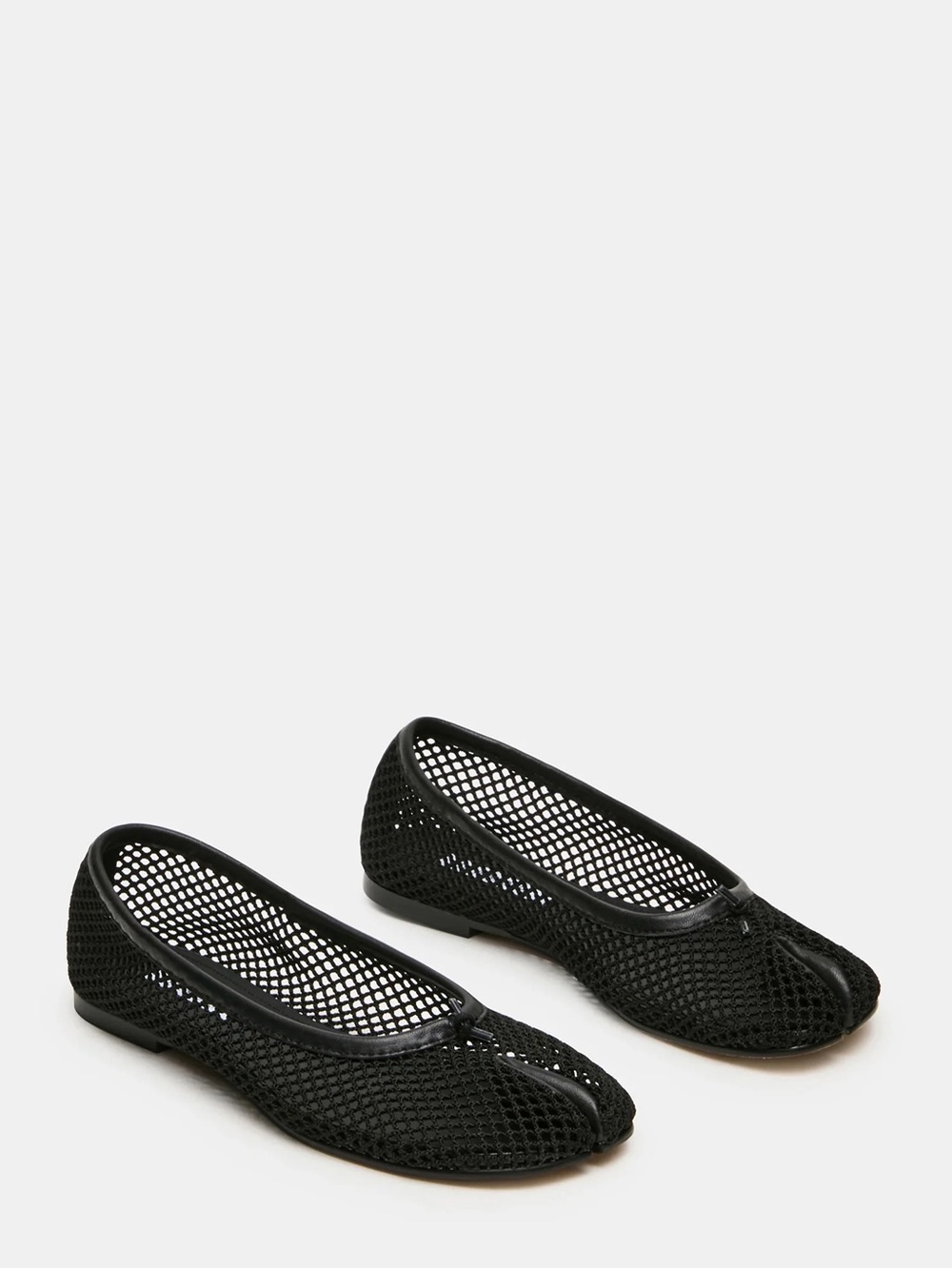 STEVE MADDEN Calico mesh black flat